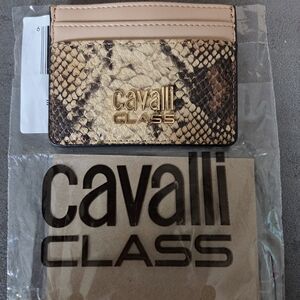 Cavalli Class Sici Signature Cardholder – Python w/ Ivory (NWT)